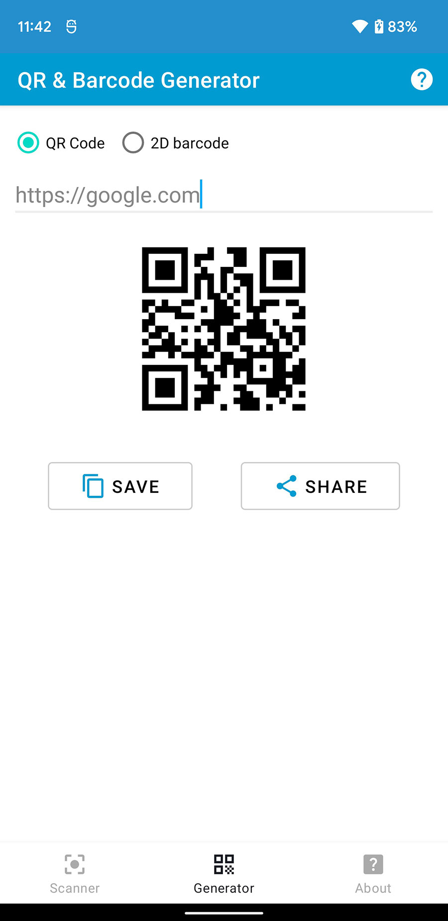 QRCode Generator for Android